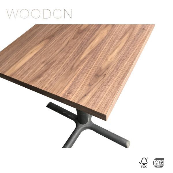 Namizna plošča iz črnega oreha iz furnirja