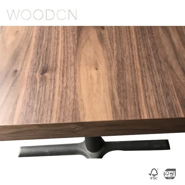 Veneer Black Walnut Wood Dining Tea Coffee Table Top Manufacturers