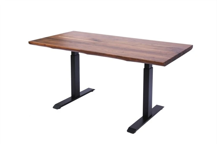 China Black Walnut Wood Live Edge Office Desk Factory