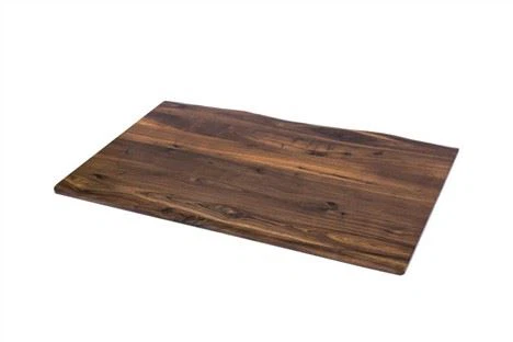 Pisarniška električna dvižna miza iz črnega oreha Live Edge 30x48x0,8''