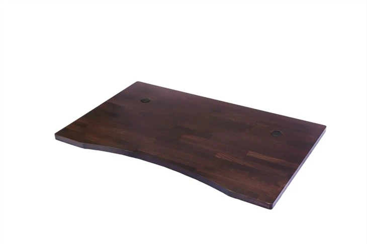Solid Beech Wood Walnut Office Desk Top Suppliers