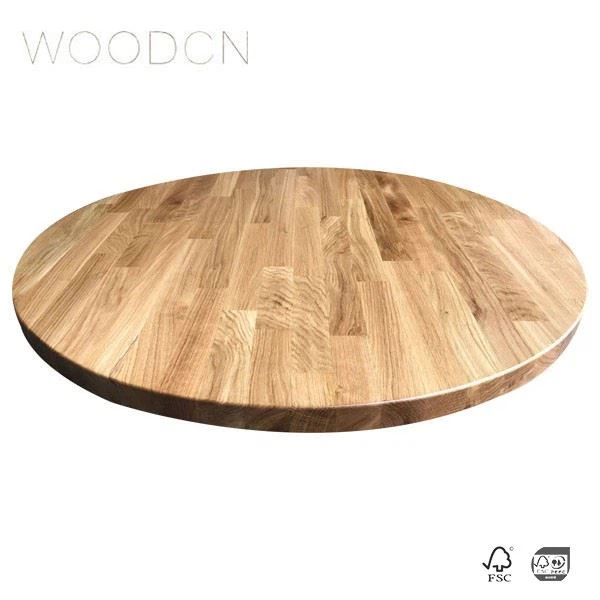 White Oak Butcher Block Dining Table Top
